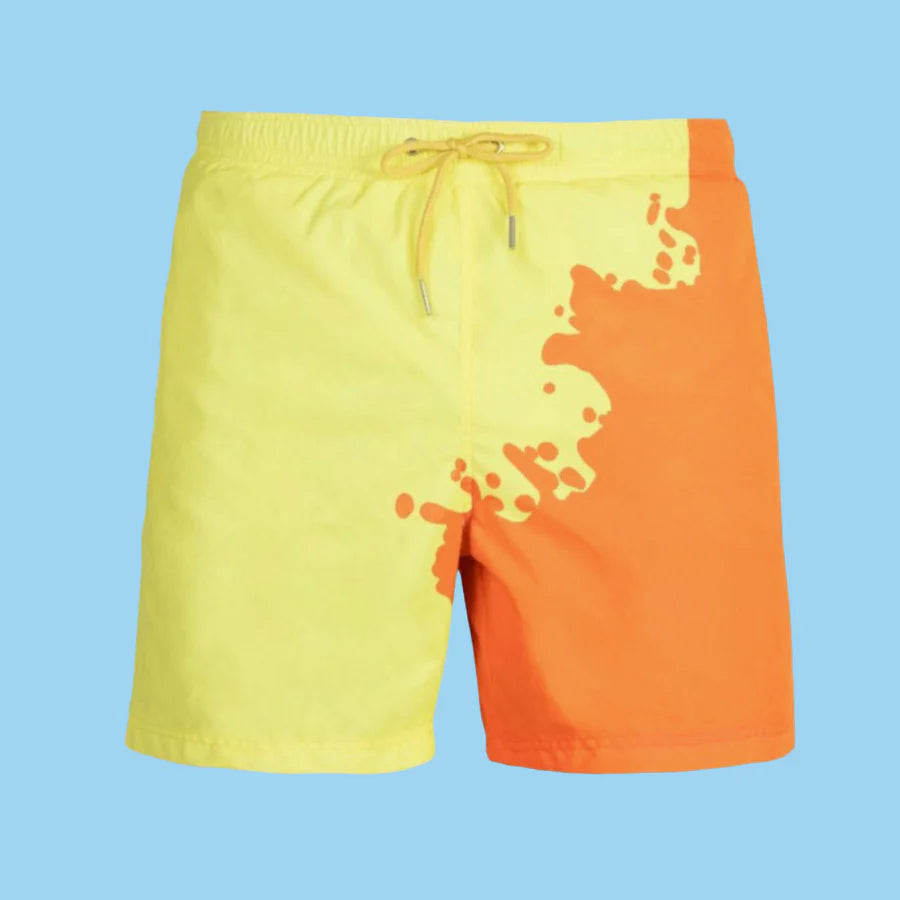 AquaSplash | Färgskiftande strandshorts för män