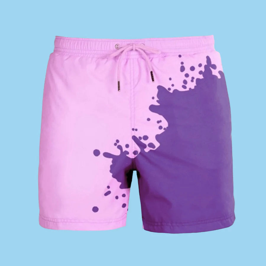 AquaSplash | Färgskiftande strandshorts för män