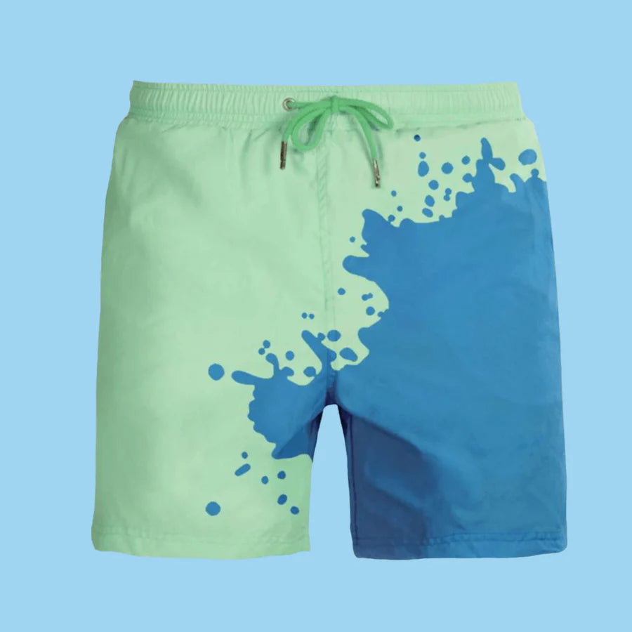 AquaSplash | Färgskiftande strandshorts för män